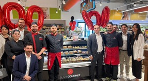 Celebrating our 100th point of sale in Italy